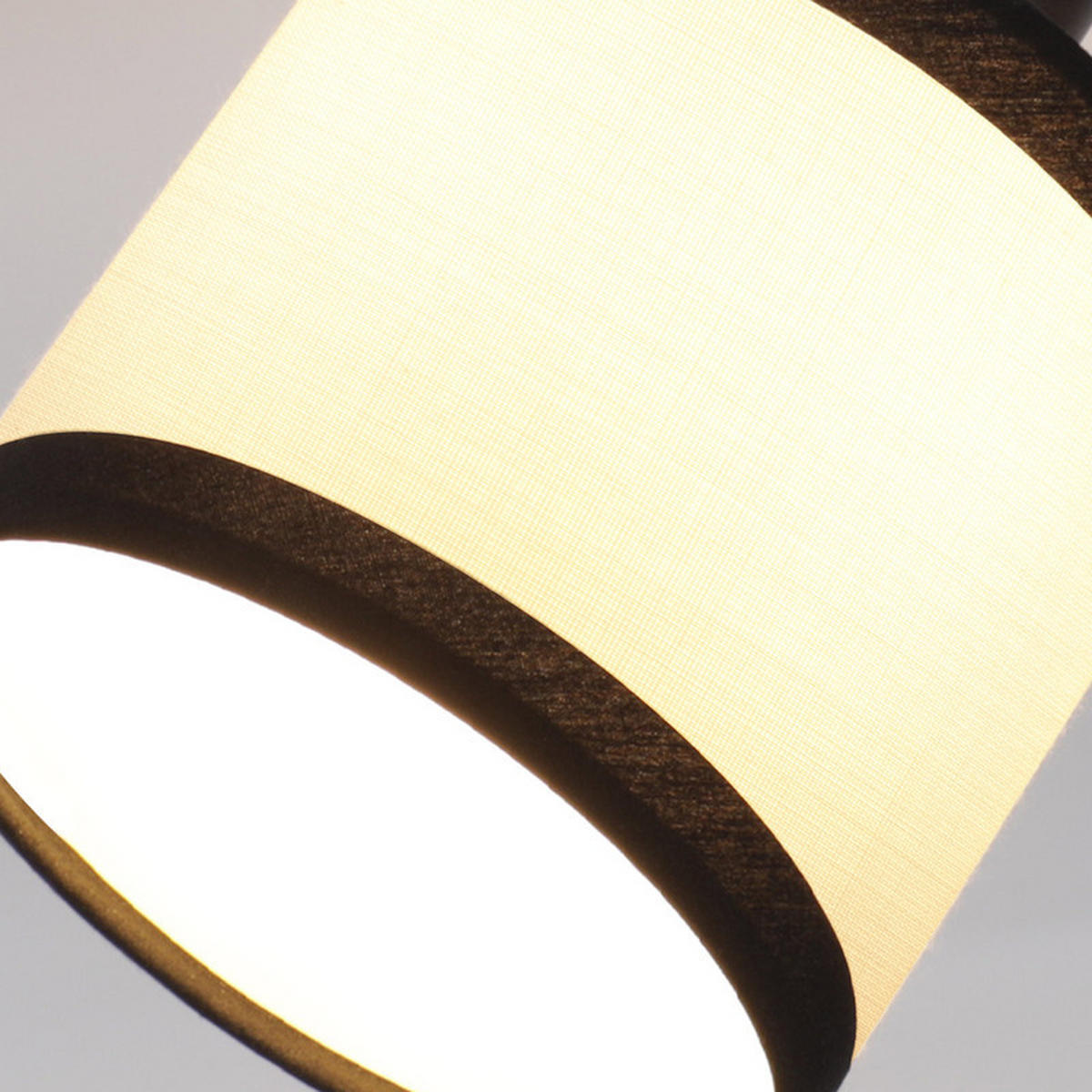 DECKENSTRAHLER Cham Ⅲ 1-flammig 15/12/16 cm - Schwarz, Metall (15/12/16cm) - Nettlife