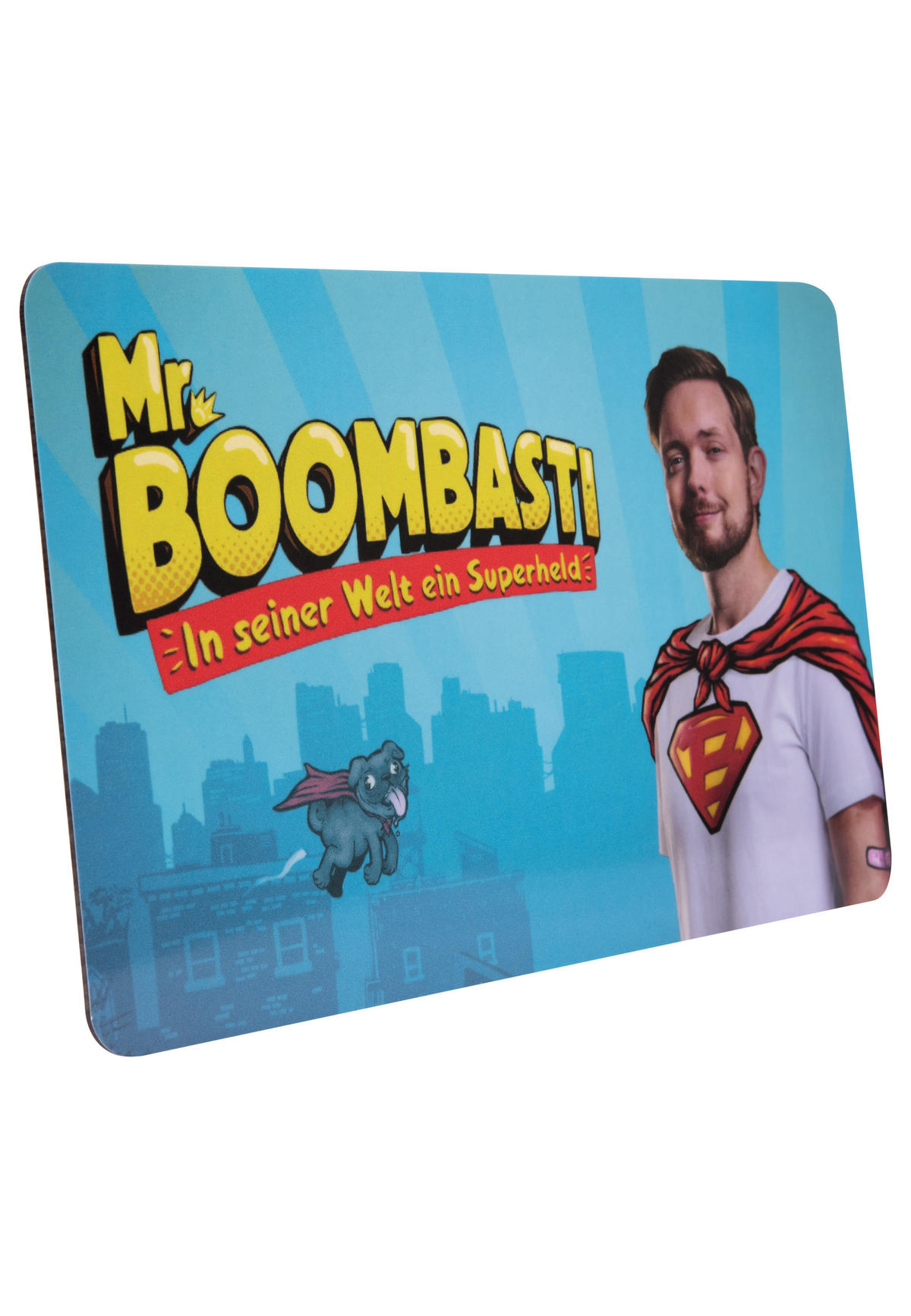 BRETTCHEN Bastian Bielendorfer Mr. Boombasti Blau 14,5 x 23,5 cm - Blau, Kunststoff (14.5/23.5cm) - United Labels