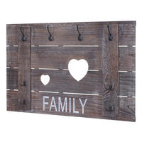 WANDGARDEROBE FAMILY SHABBY-LOOK Braun - Braun, Holz (90/60/3cm) - MCW