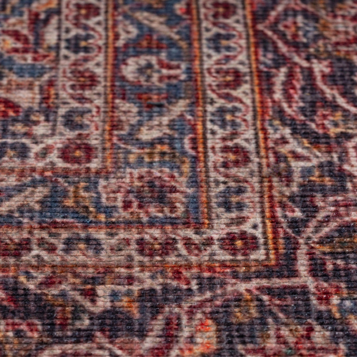 FLACHWEBETEPPICH Tullow - Rot, Textil (120/170cm) - Kukoon Rugs