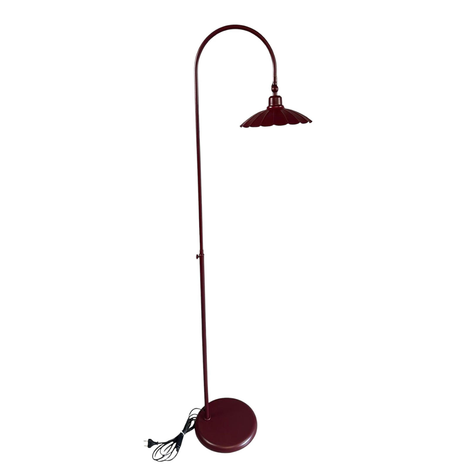 STEHLAMPE Falen 180 Cm - Bordeaux, Metall (35/35/175cm) - Bamyum