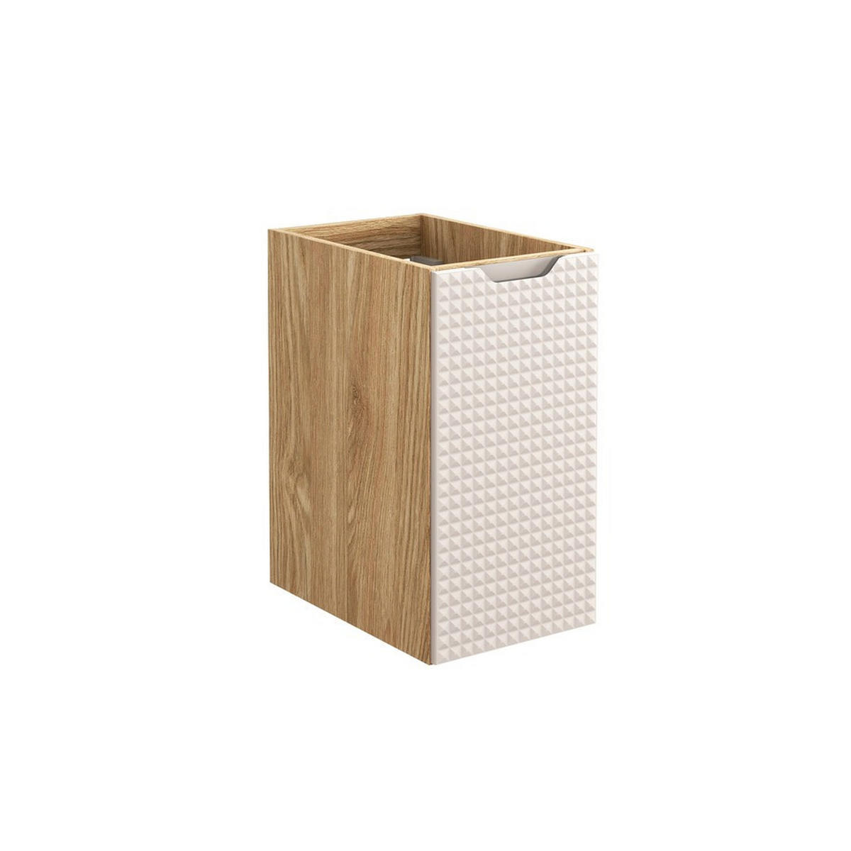 BADMÖBEL-SET 7 Teile Luxor Beige L BM142 in Eiche geölt/Beige - Eichefarben/Beige, Holz (90/170/46cm)