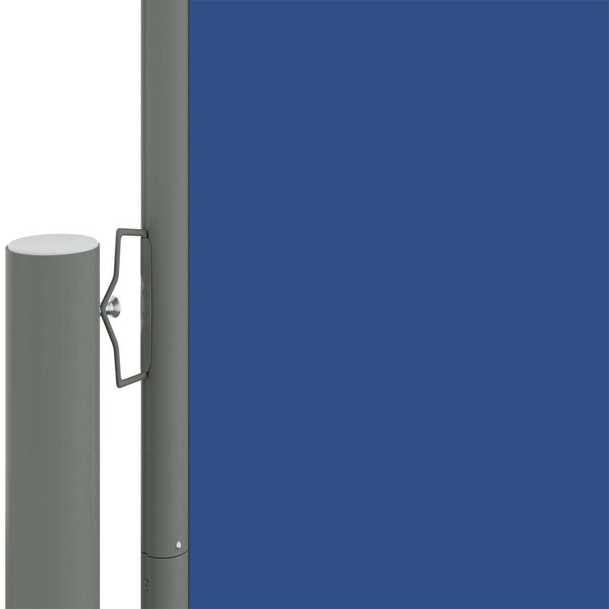 SEITENMARKISE Ausziehbar Blau 220x1000 cm - Blau, Textil (1000/220/1000cm) - furnicato