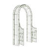 ROSENBOGEN Shinay mit Tor antik-grün - Grün, Metall (128/245/26cm) - TPFGarden