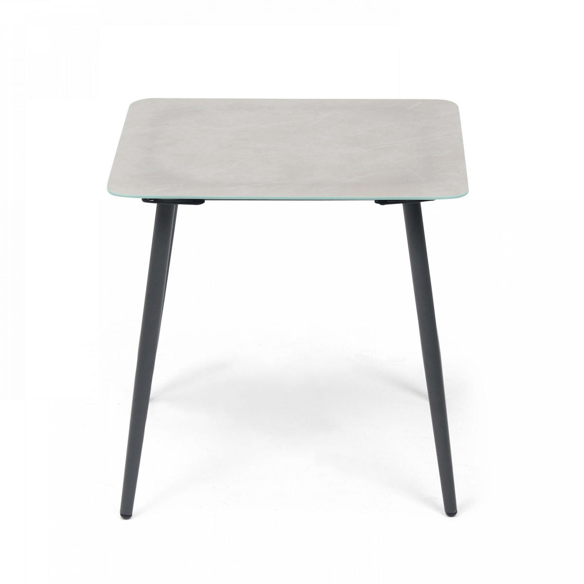 GARTENBEISTELLTISCH, Grau - Grau, Metall (45/45/45cm) - Oviala