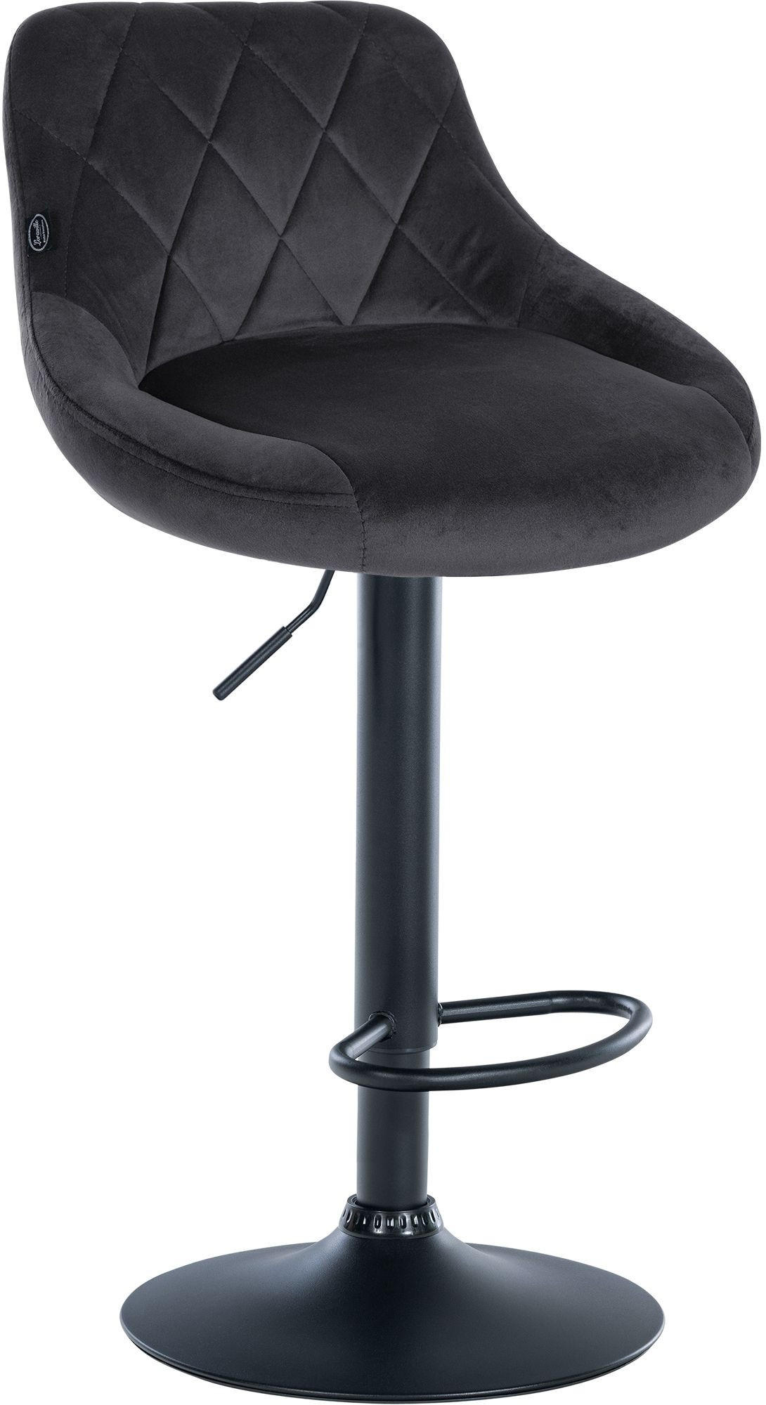 furnicato Barhocker Dunkelgrau 46x83x49 cm