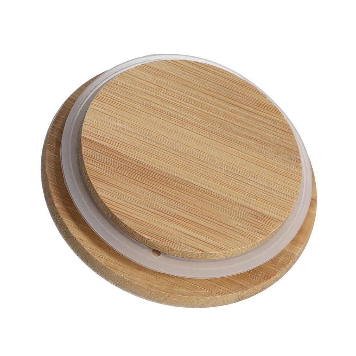 KERAMIKGLAS mit Deckel 320 ml - Weiß, Keramik (9/8.7/9cm)