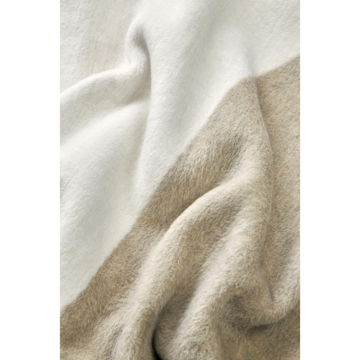 PLAID PEBBLE - Beige, Textil (150/200cm) - Schöner Wohnen