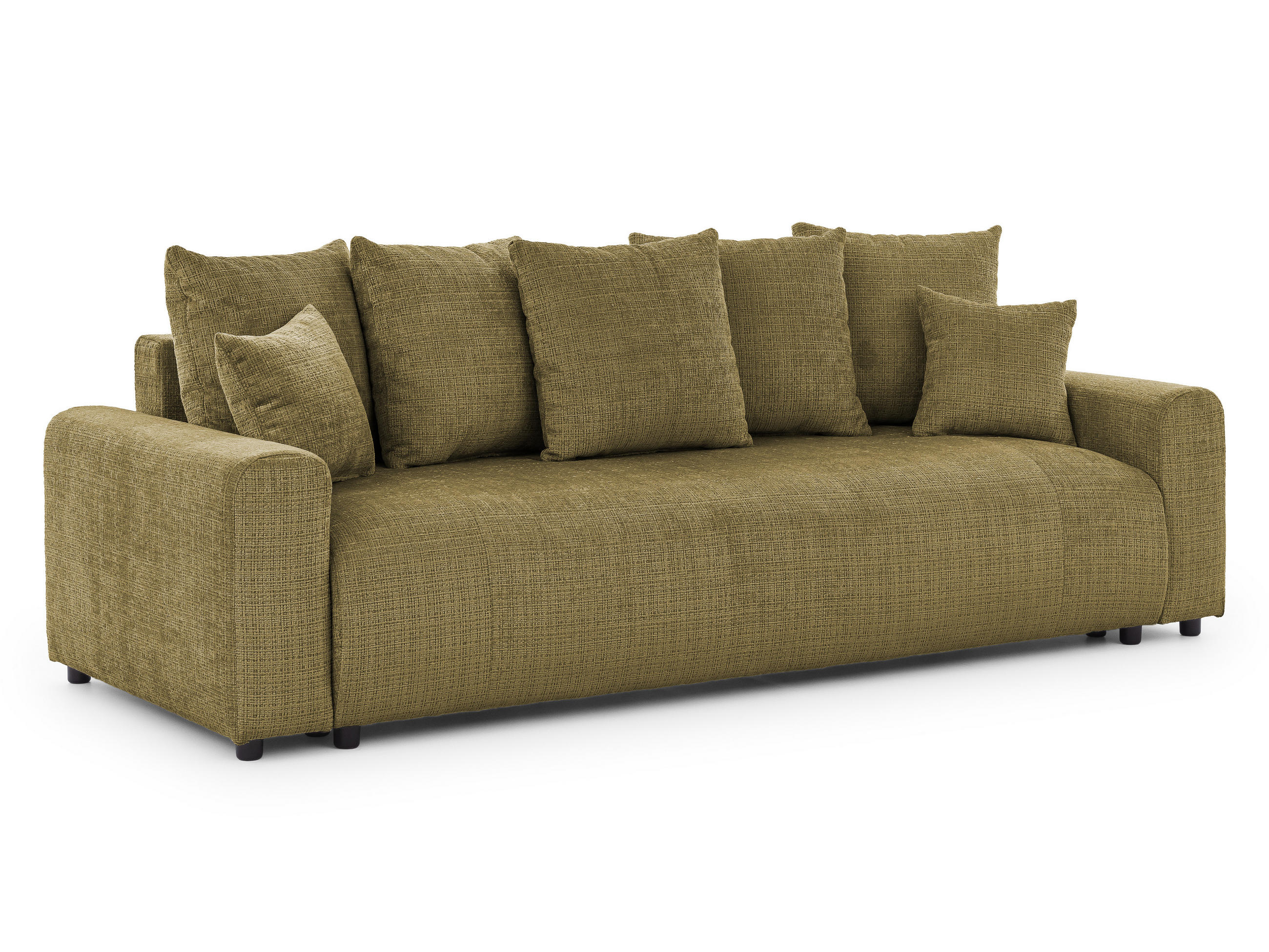 S-Style Schlafsofa Grün 239x88x98 cm