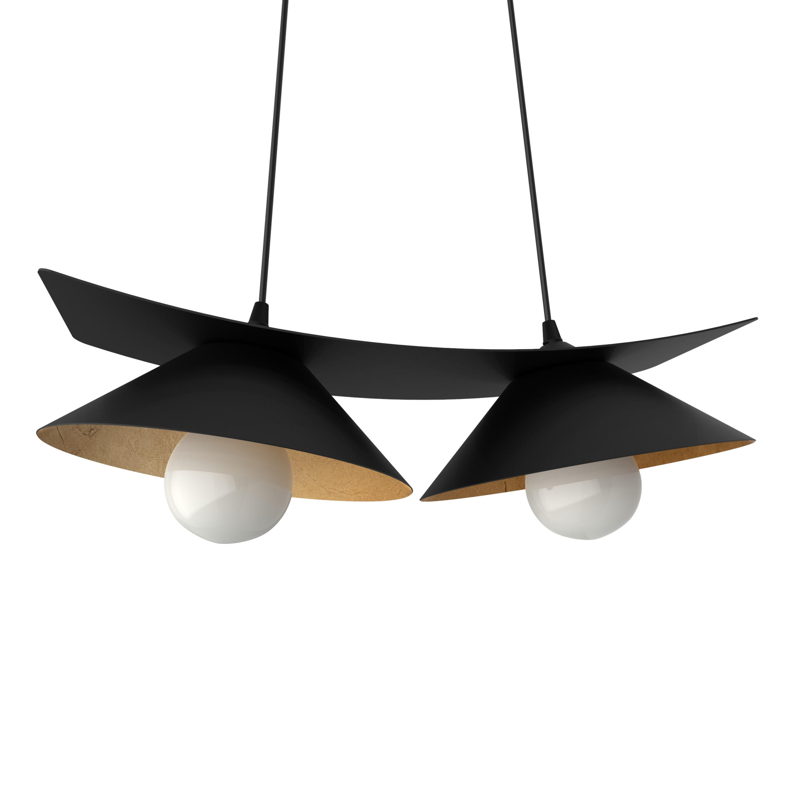HÄNGELEUCHTE - Goldfarben, Metall (70/25/16cm) - Lumicom