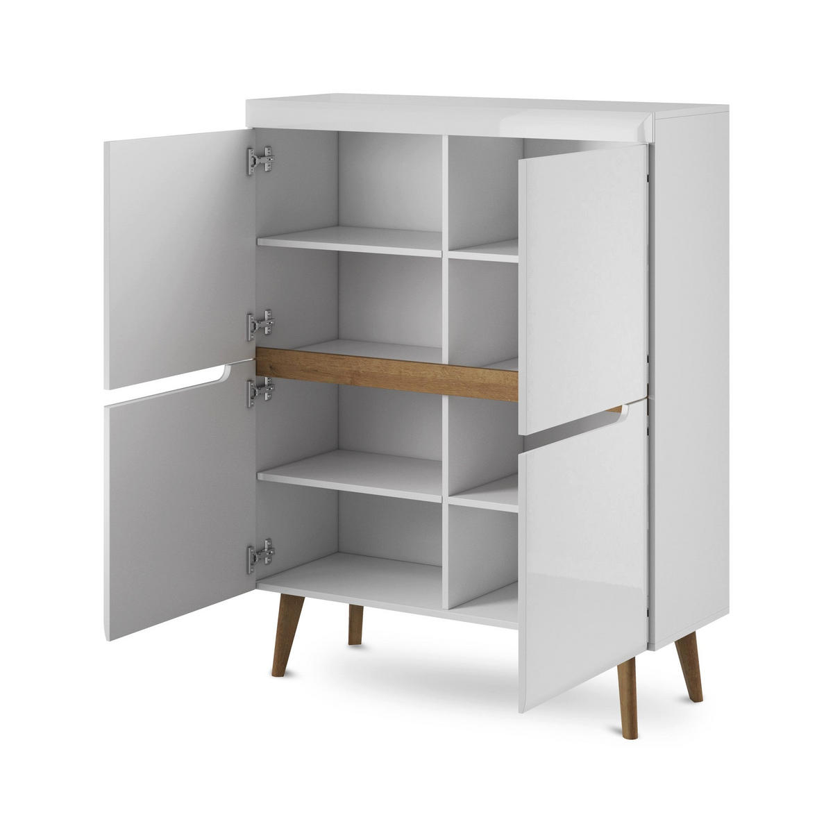 KOMMODE Trava Artisan-Eiche - Sandfarben, Holz (107/134/40cm) - Pillovely