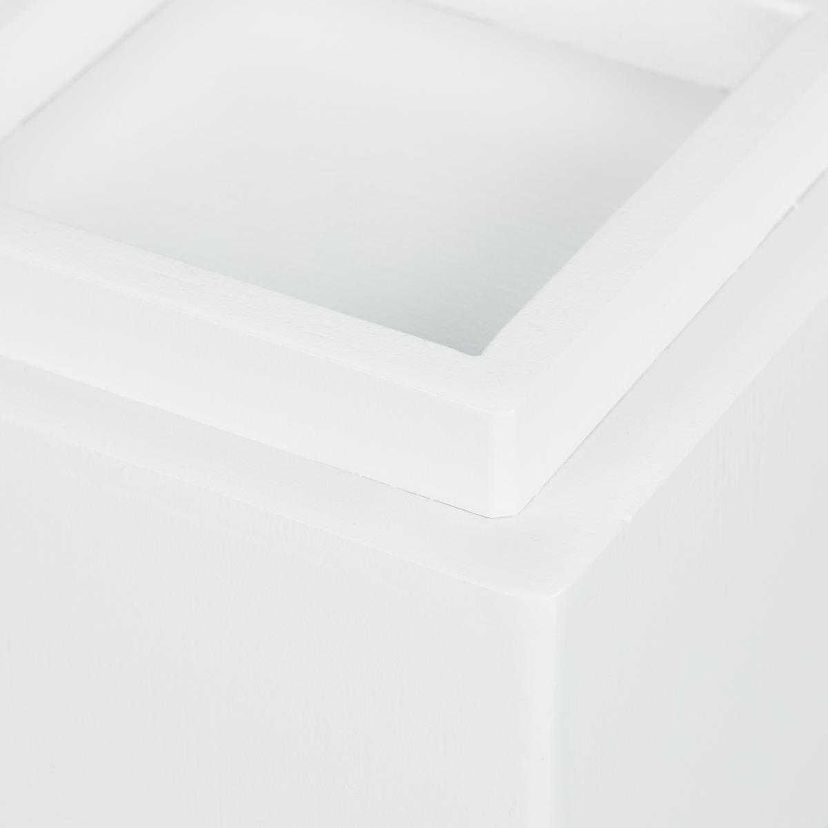 4XMÖBELERHÖHER - Weiß, Holz (11.5/10/11.5cm) - Relaxdays