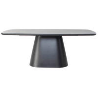 ESSTISCH aus HPL 200x100x76cm, schwarz - Schwarz, Holz (200/100/76cm) - Giga Meubel