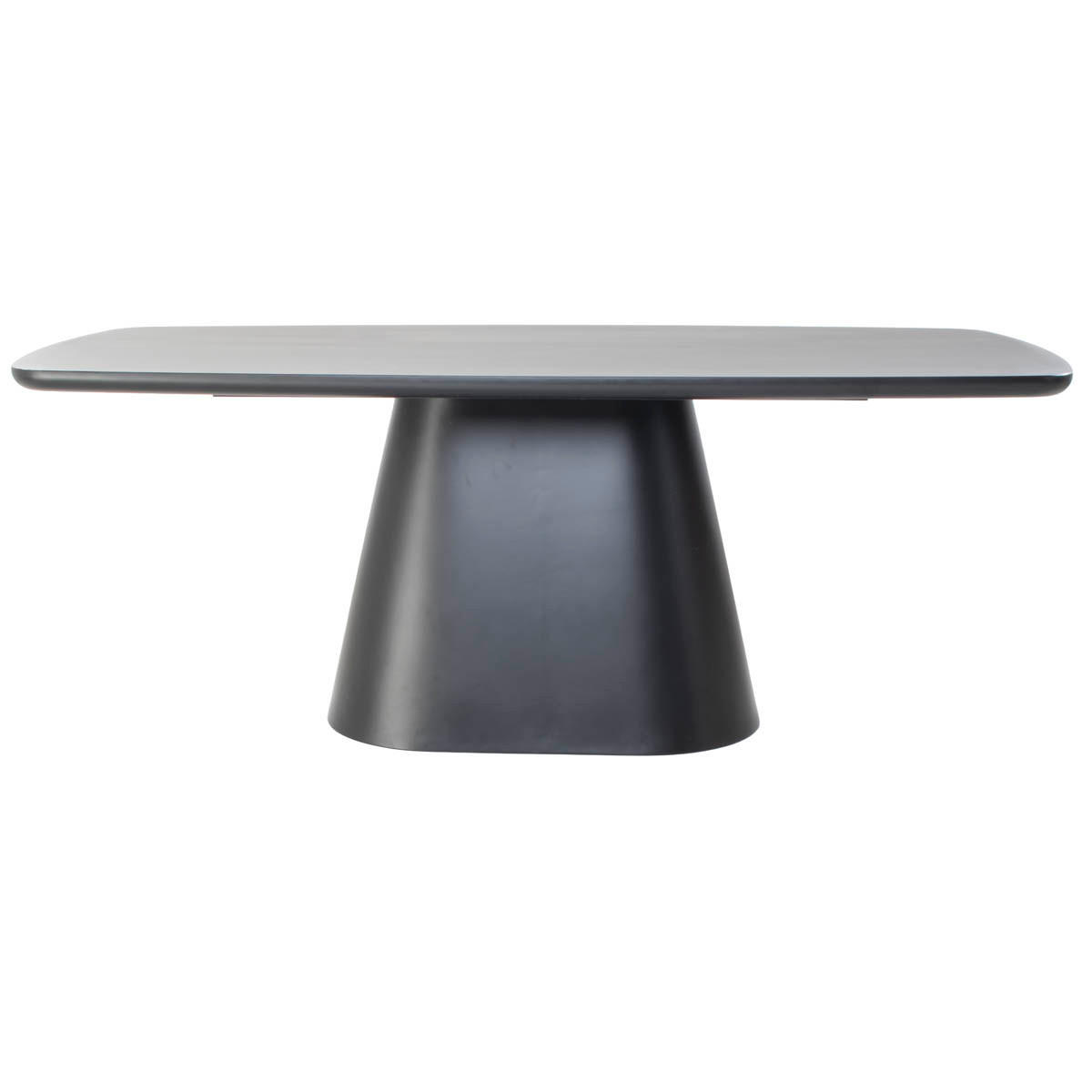 ESSTISCH aus HPL 200x100x76cm, schwarz - Schwarz, Holz (200/100/76cm) - Giga Meubel