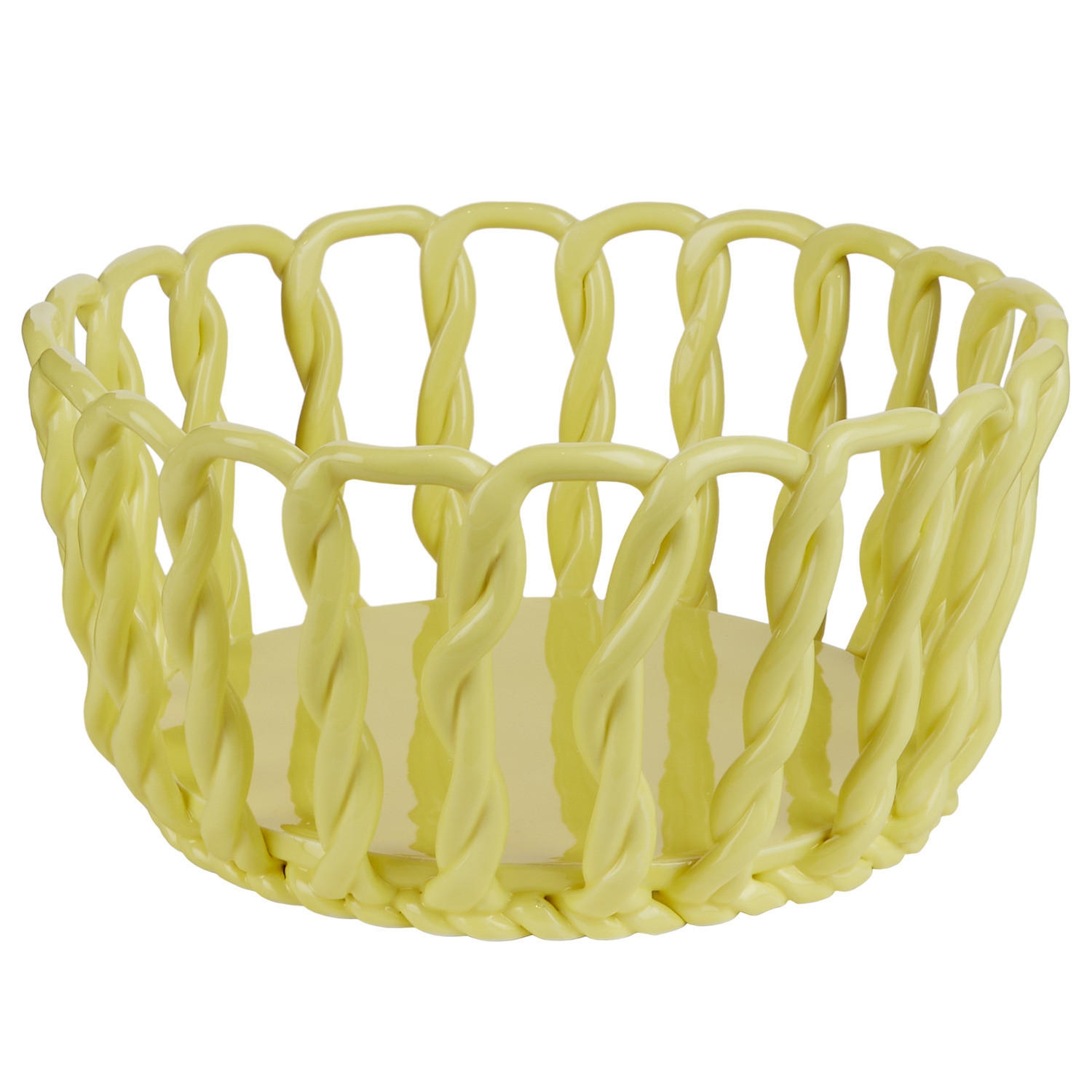 AUFBEWAHRUNGSKORB Craft - Gelb, Keramik (25/25/12cm) - Butlers