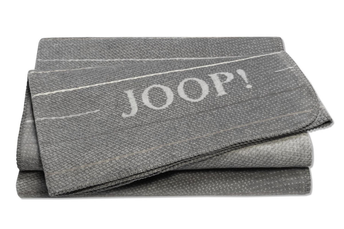 WOHNDECKE Move Decke stein 150 x 200cm - Grau, Textil (150/200cm) - Joop!