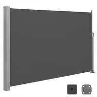 SEITENMARKISE Summer - Dunkelgrau, Metall (450/180cm) - SONGMICS