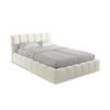 POLSTERBETT mit Bettkasten und Lattenrost 160x228 Beige - Beige/Creme, Kunststoff/Textil (140/200cm) - Makamii