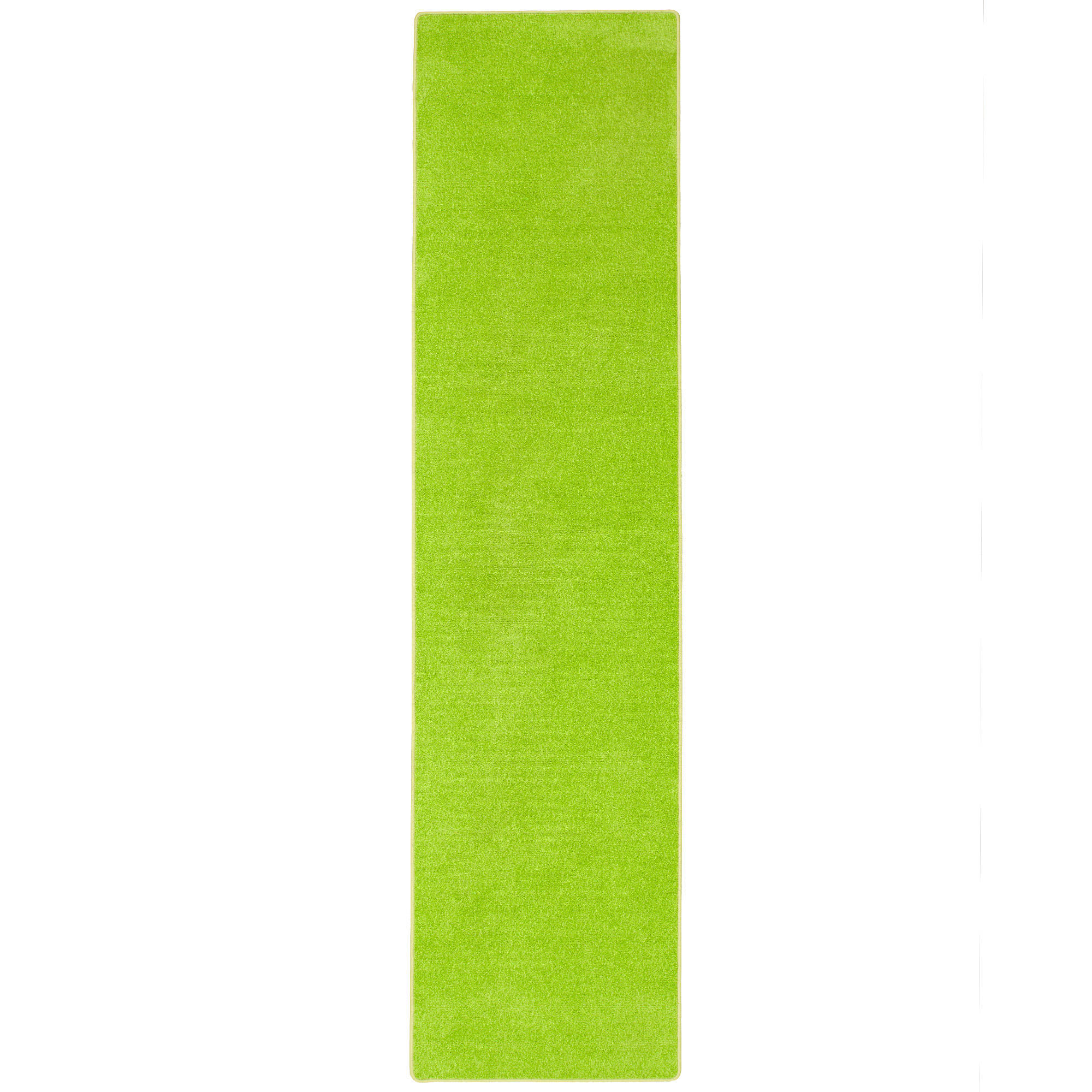 TREND VELOURS LÄUFER TEPPICH JOY - Hellgrün, Textil (80/240cm) - Snapstyle