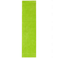 TREND VELOURS LÄUFER TEPPICH JOY - Hellgrün, Textil (80/320cm) - Snapstyle