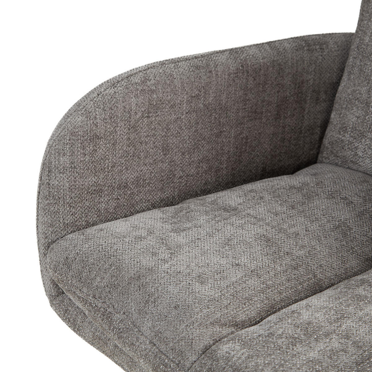 ARMLEHNENSTUHL 2 Stück in Holz Leinen Grau drehbar - Naturfarben/Grau, Textil (59/84/60cm) - Homestyle4u