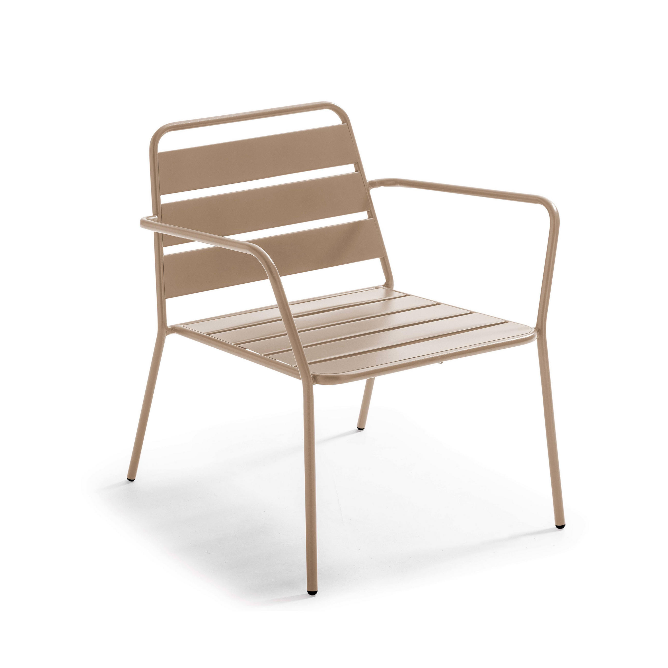 Oviala Gartenstuhl Taupe 65x76x70 cm