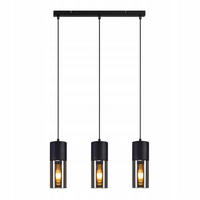 PENDELLEUCHTE Amara 180/54/9 cm - Schwarz, Metall (180/54/9cm) - ZMH