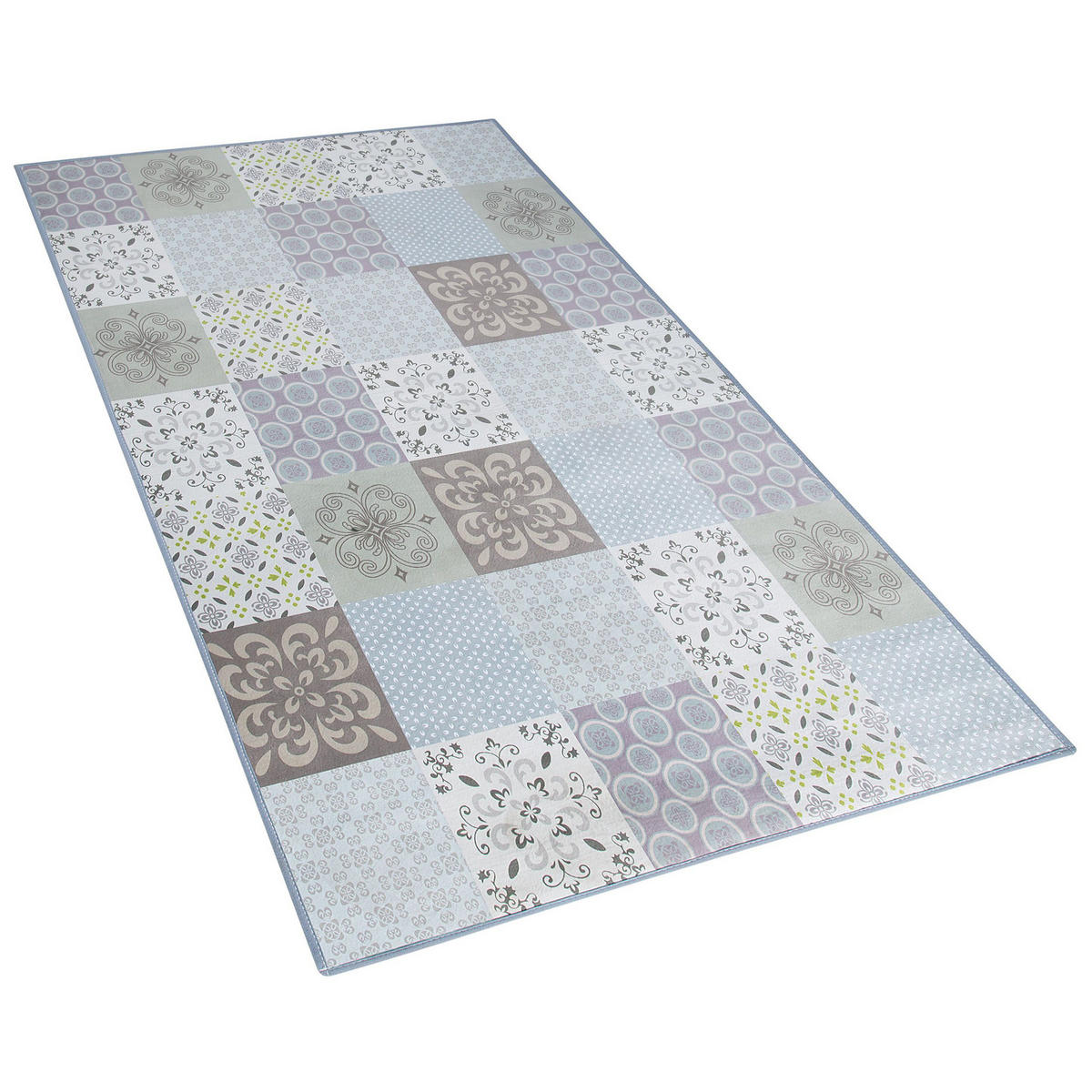 KURZFLOR-TEPPICH Inkaya 150/80 cm - Grau, Kunststoff (80/150cm) - Beliani