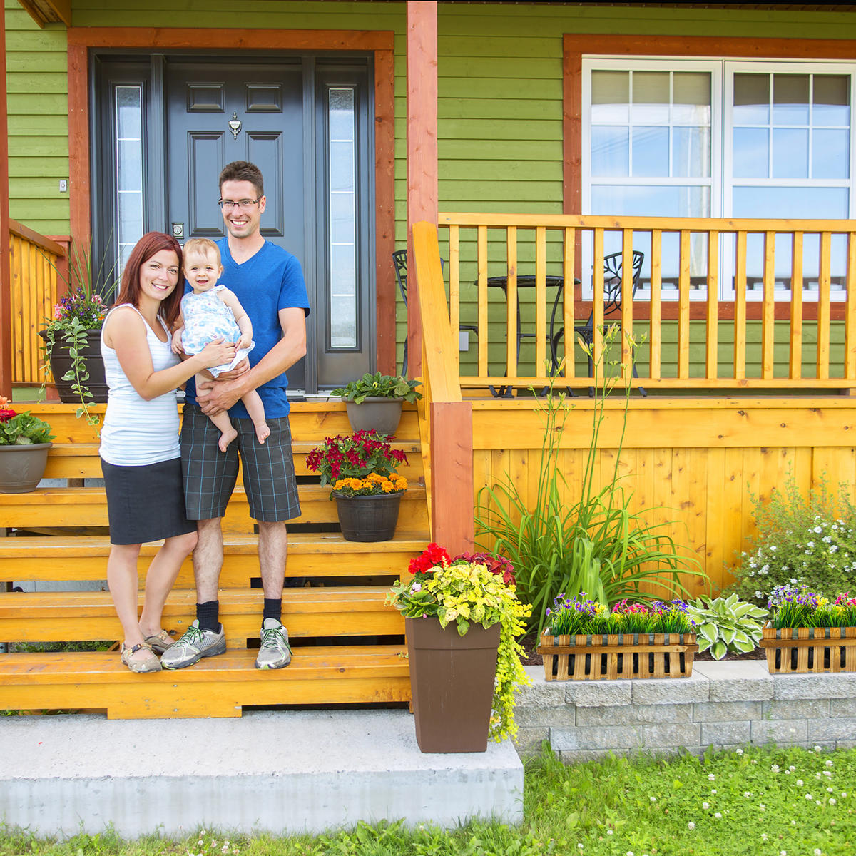 3XBLUMENKASTEN - Braun, Holz/Kunststoff (45/12/19.5cm) - Relaxdays