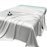 BETTWÄSCHE,SILBER, Eisseidenstoff, 230 x 120 cm - Grau, Textil (120/230cm) - Authentics