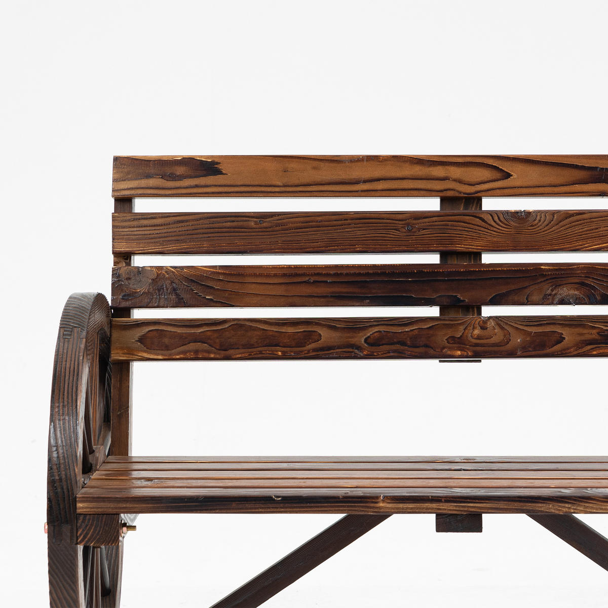 GARTENBANK, Tannenholz, Braun - Braun, Holz (56/79/105.5cm) - Outsunny