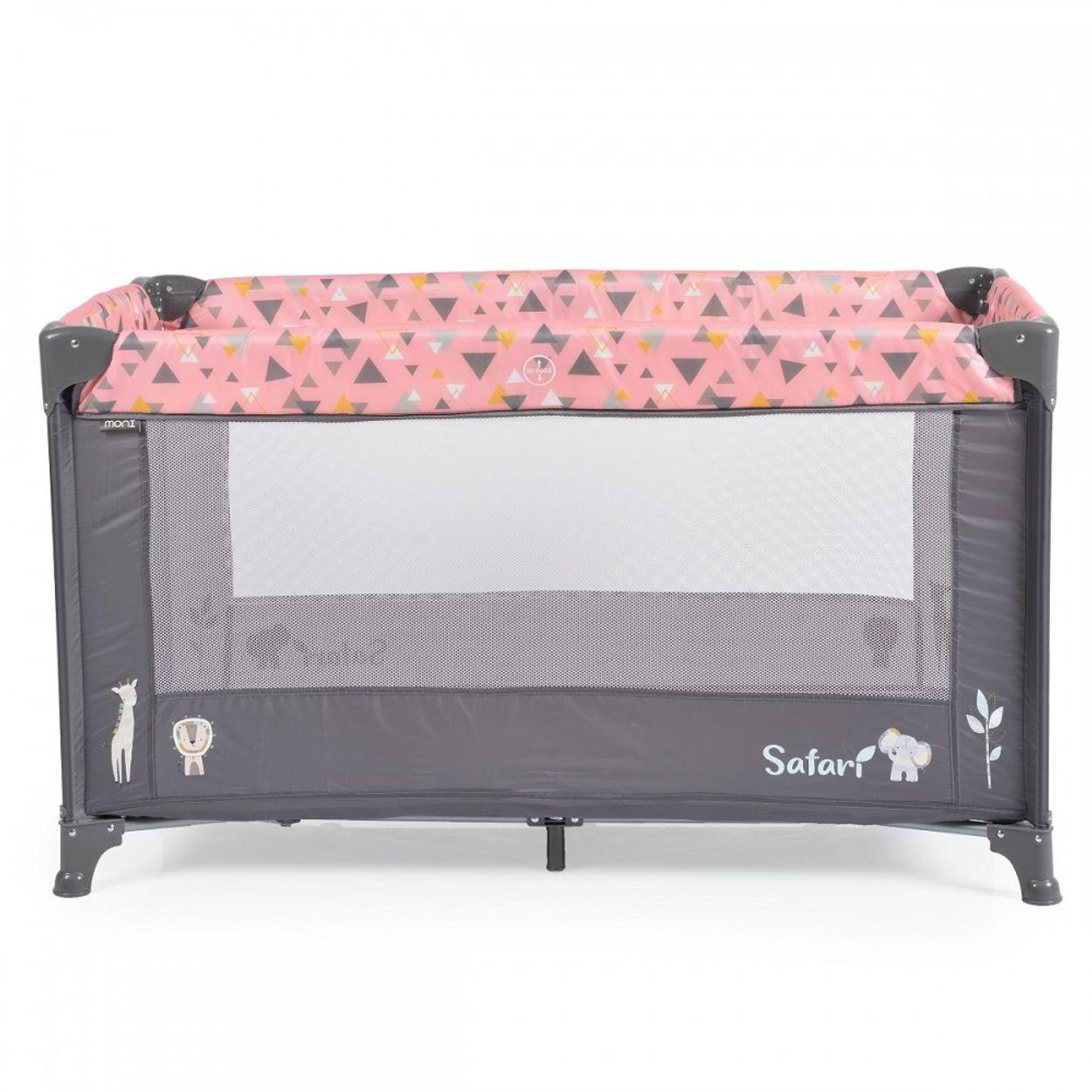 REISEBETT Safari rosa pink Matratze Sichtfenster Seiteneingang Tragetasche - Rosa, Kunststoff (60/120cm) - Moni