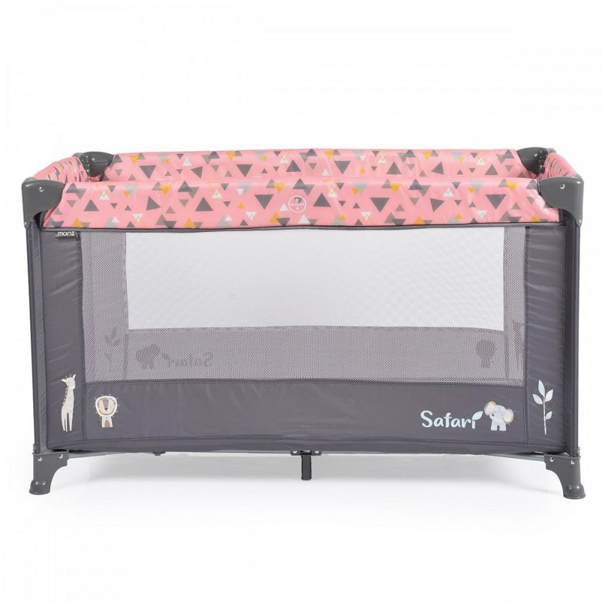 REISEBETT Safari rosa pink Matratze Sichtfenster Seiteneingang Tragetasche - Rosa, Kunststoff (60/120cm) - Moni