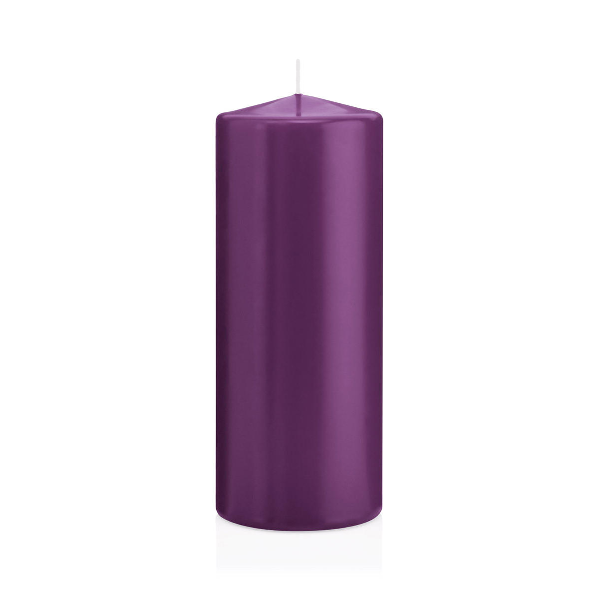 STUMPENKERZEN Brombeere Ø 78 x 200 mm, 8 Stück - Brombeere, Paraffin (8/20cm) - Wiedemann Kerzen