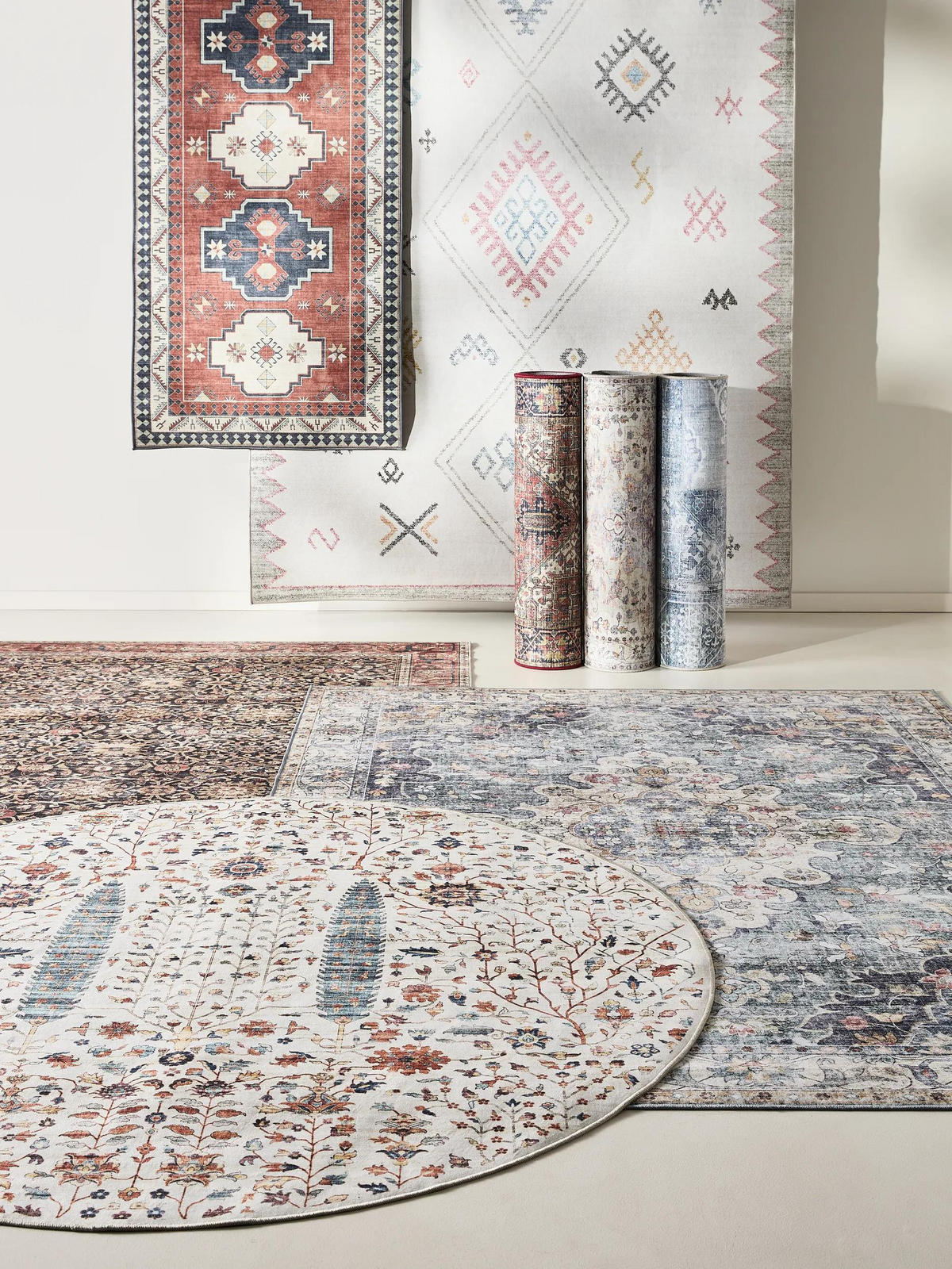 TEKAŠKI preproga George večbarvna/rjava 80x240 cm - večbarvno/rjava, umetna masa (80/240cm) - benuta