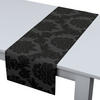 TISCHLÄUFER Damasco, schwarz, 40x130 cm - Schwarz, Textil (40/130cm) - Dekoria