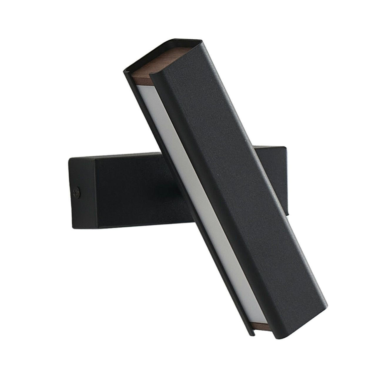 Kosilum Wandleuchte Schwarz 20x4.5x20 cm