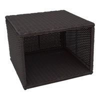 WHIRLPOOL RANDMÖBEL ECKIG Beistelltisch eckig - Braun, Naturmaterialien (57/43/57cm) - Canadian Spa Company