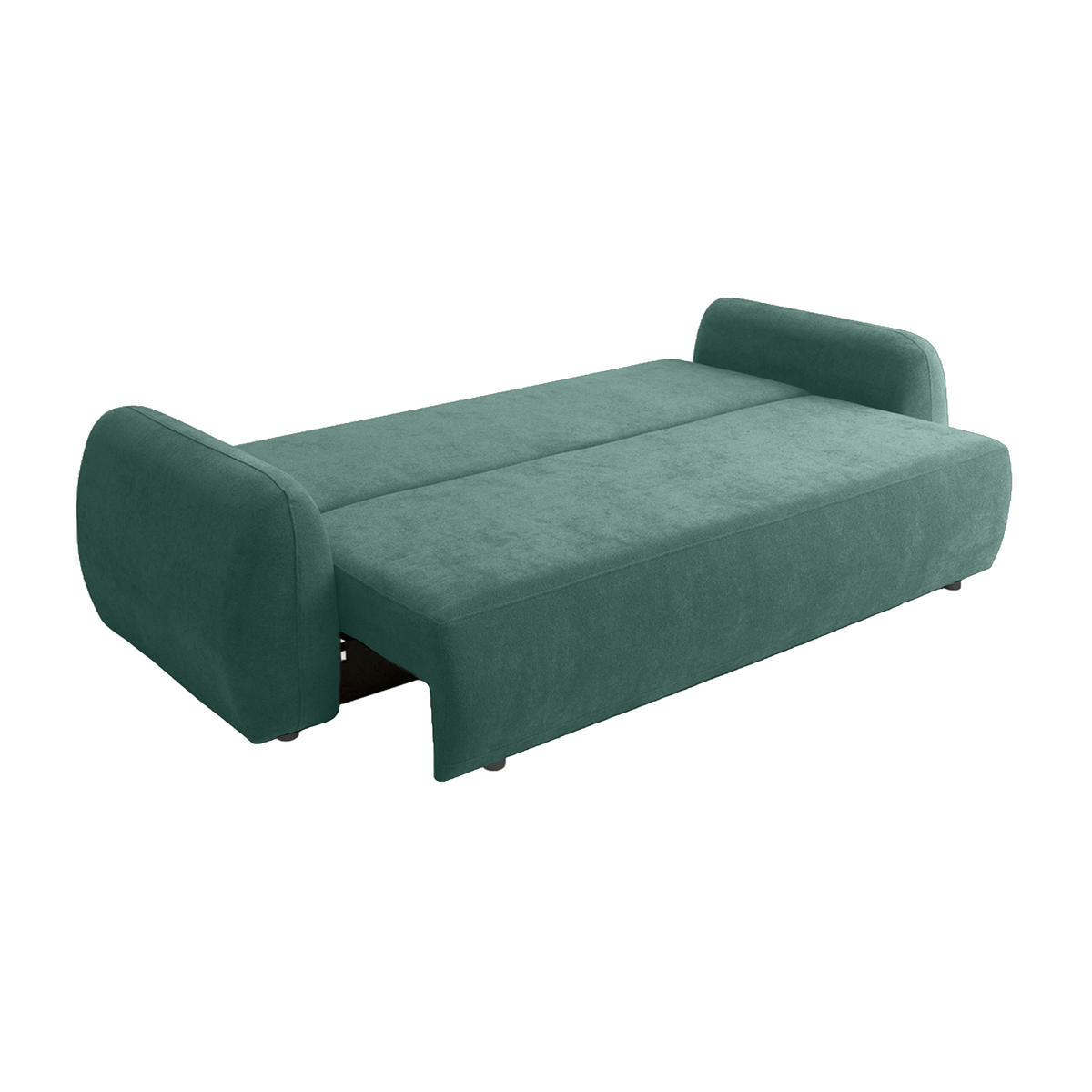 SOFA MUNDUK mit Schlaffunktion, Türkis - Türkis, Textil (250/98/100cm) - Fedve