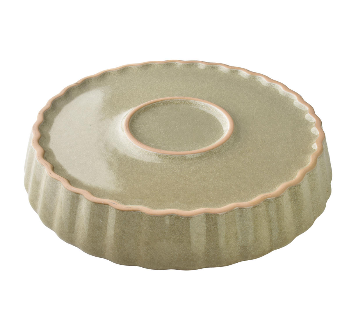 TARTEFORM Basic Nature Beige 26x26x4 cm Keramik - Beige, Keramik (26/4/26cm) - Mondex