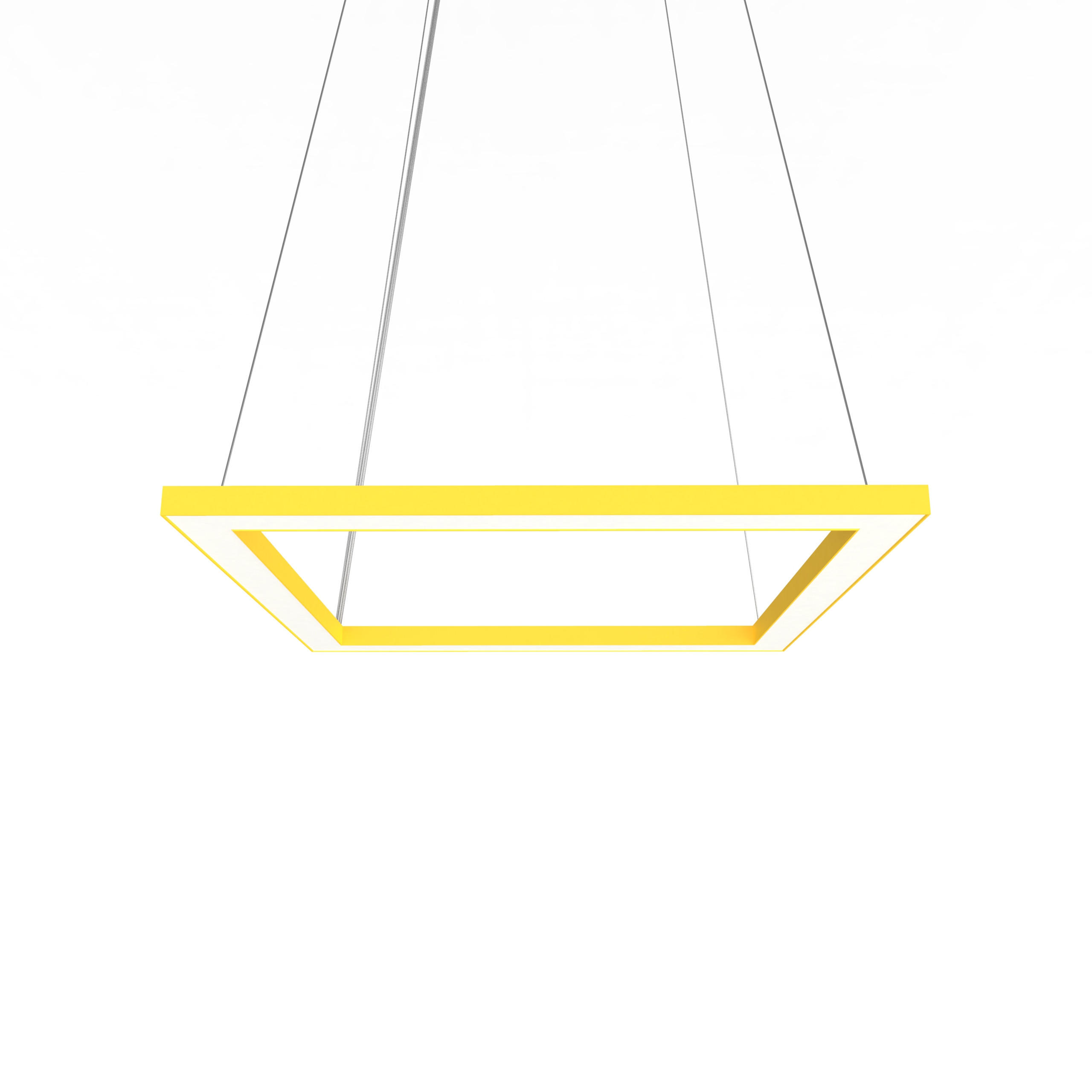 LED-HÄNGELEUCHTE - Gelb, Metall (40/40/100cm) - Lumicom