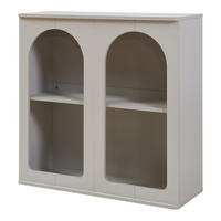 PŘÍSTĚNNÝ STOLEK Trorhun - šedá, kompozitní dřevo (30/80/80cm) - [en.casa]