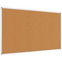 PINNWAND mit Alurahmen 200x120cm - Braun, Holz (200/120/1.6cm) - ALLboards
