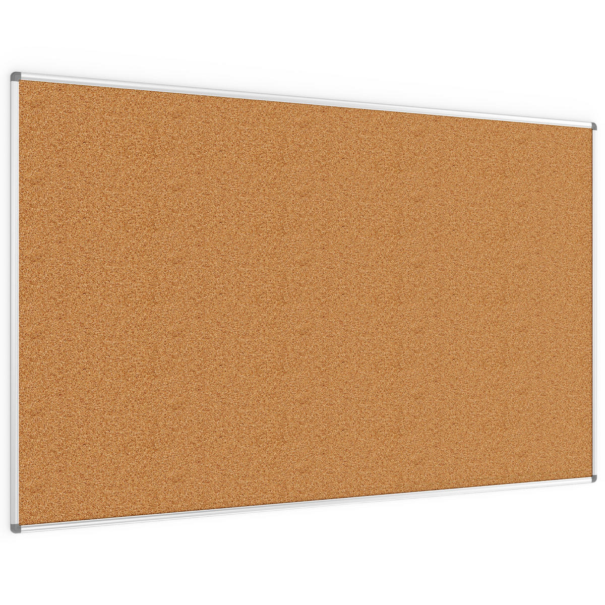 PINNWAND mit Alurahmen 200x120cm - Braun, Holz (200/120/1.6cm) - ALLboards