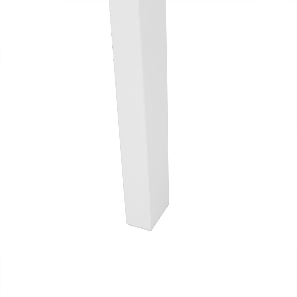 JÍDELNÍ ŽIDLE sada 2 ks Kaučukovníkové dřevo světle hnědá/bílá Georgia - bílá/světle hnědá, dřevo (40/89/50cm) - Beliani