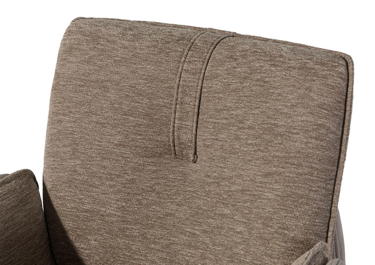 STUHL 100% Polyester 64 x 63 x 87 cm beige / braun POLSTERSTÜHLE #02 - Beige, Kunststoff (64/87/63cm) - Massivmoebel24