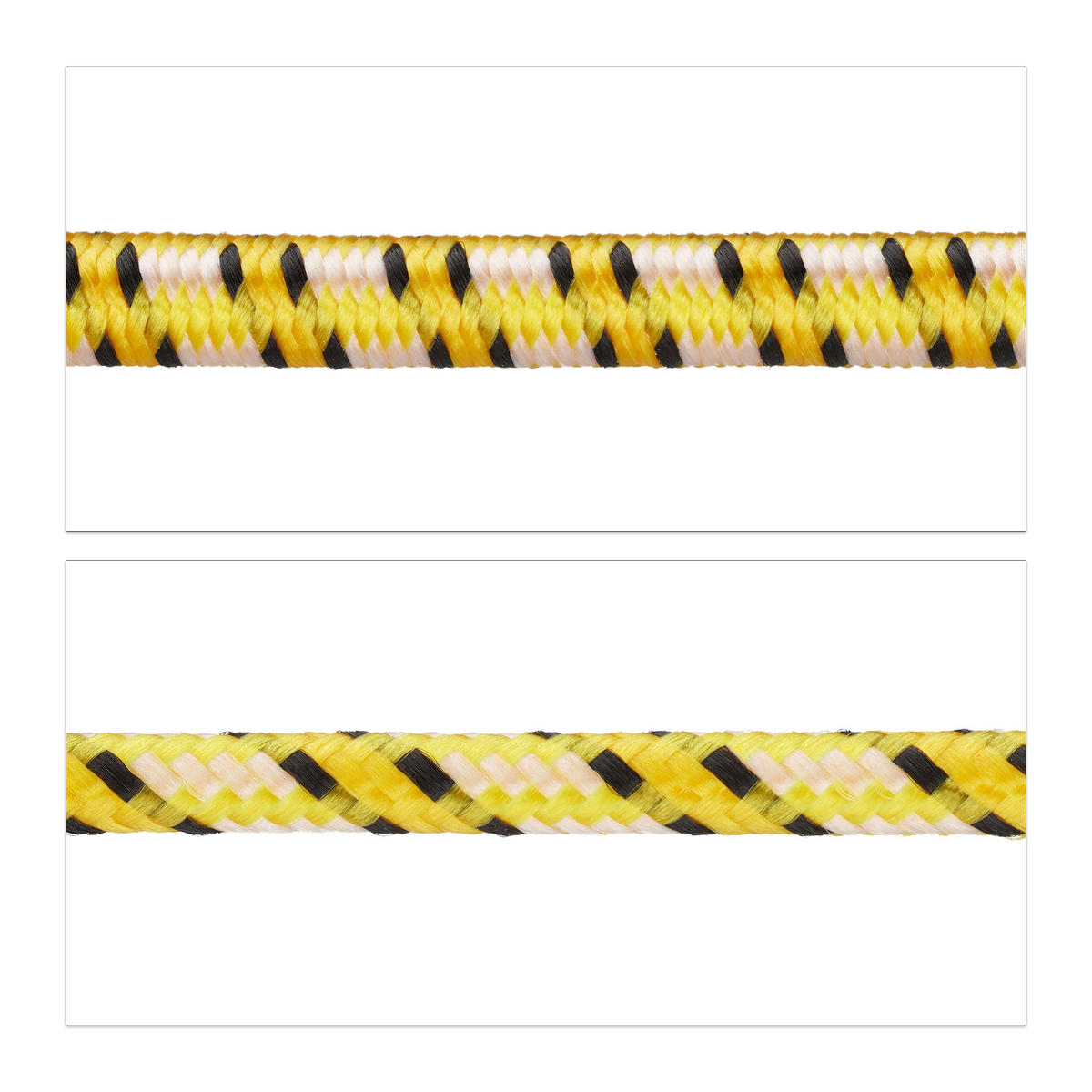 12XSPANNGUMMI - Multicolor, Kunststoff/Metall (0.7/100/3cm) - Relaxdays