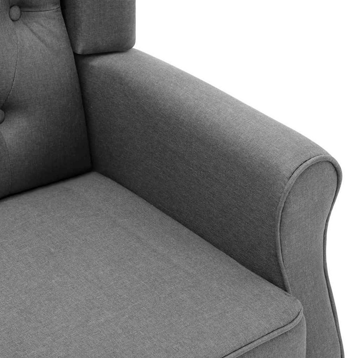 DELETE - Grau, Textil (68/94/78cm) - vidaXL