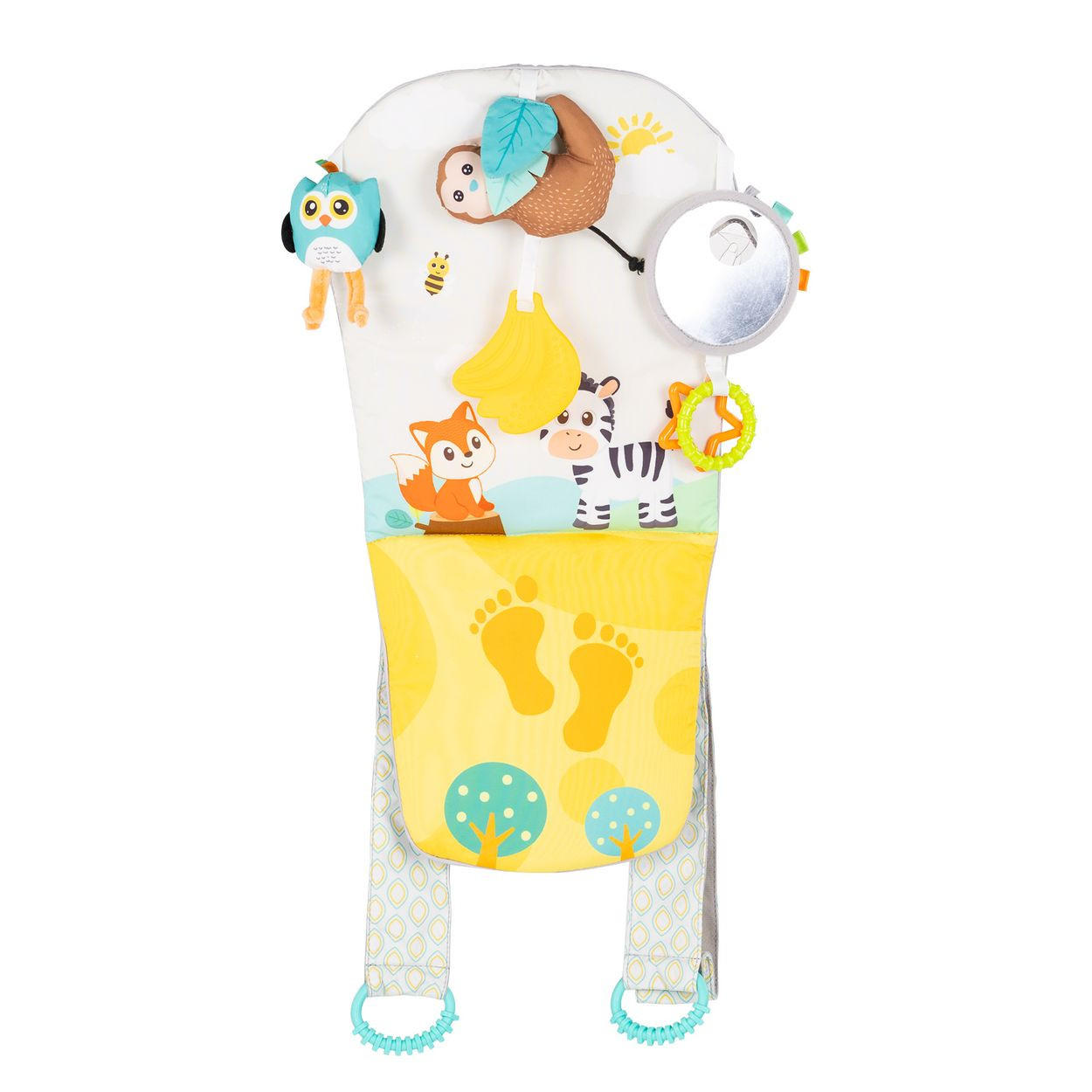 RÜCKENLEHNENSCHUTZ Auto-Organizer ORGPRO02 bunt Polyester, Autositzschutz, Zahnungshilfe, leicht zu reinigen - Multicolor, Textil (24/32/2cm) - Chipolino