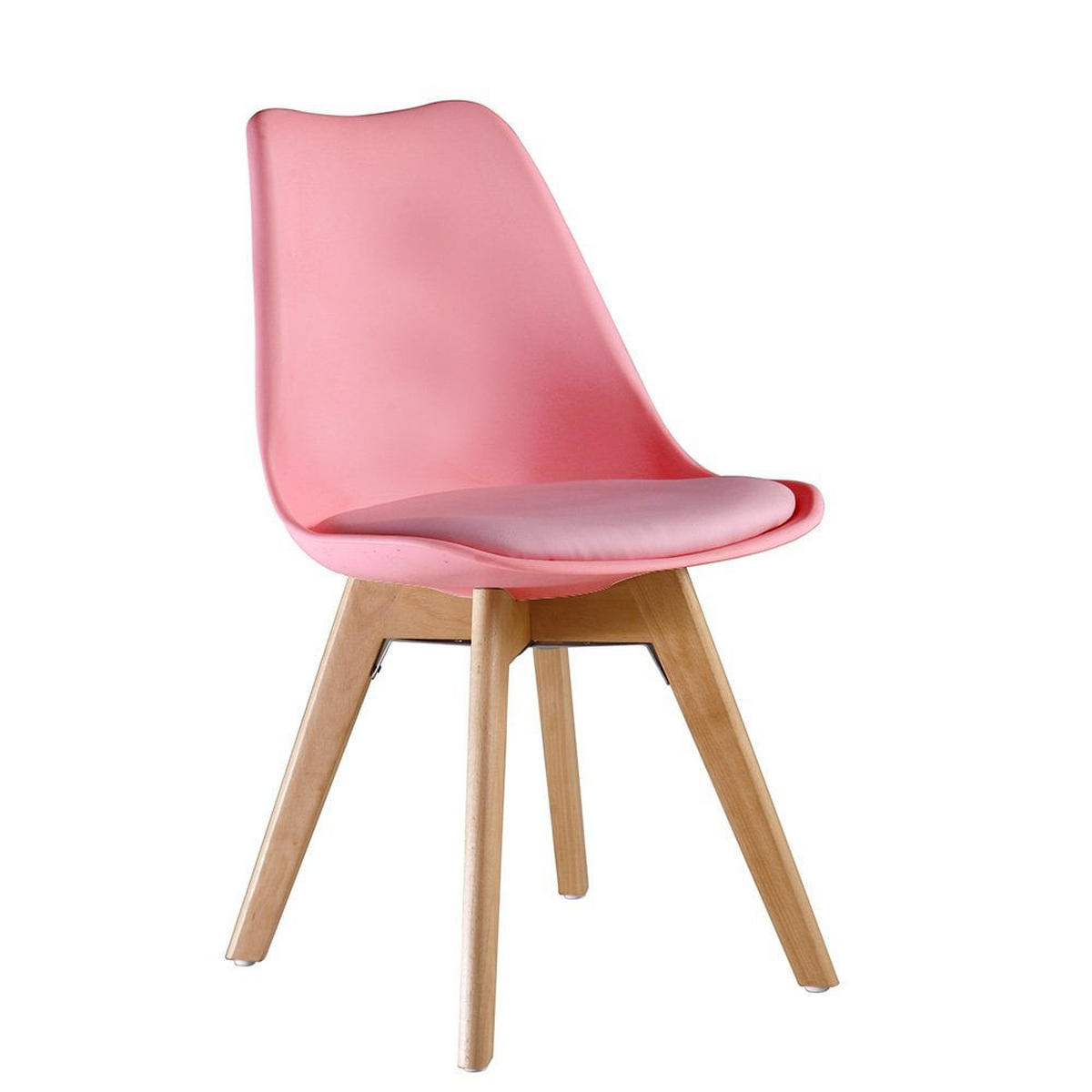 ESSZIMMERSTUHL Kunststoff 4-teilig Rosa - Pink, Kunststoff (48/83/44cm) - Life Interiors